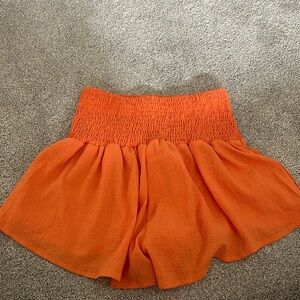 Orange SHEIN shorts